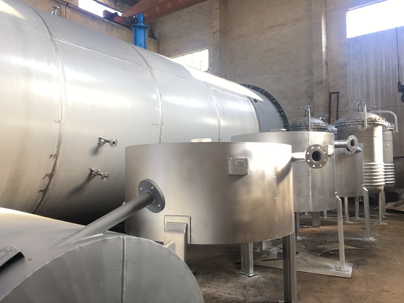 立式碳鋼螺旋板換熱器和臥式螺旋板換熱器（qì）定距柱的應用