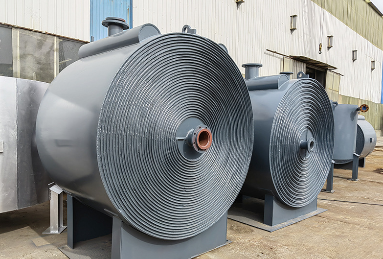 解析螺(luó)旋板式換(huàn)熱器中分程隔板在受力上的情況